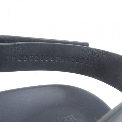 Hermes Sandals Leather Navy Electric 42