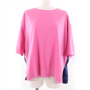 Marni Short Sleeve T-Shirt Cotton Pink Navy 42