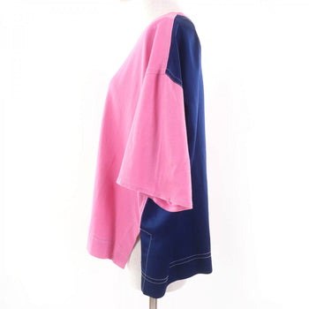 Marni Short Sleeve T-Shirt Cotton Pink Navy 42