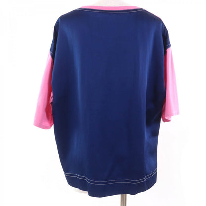Marni Short Sleeve T-Shirt Cotton Pink Navy 42