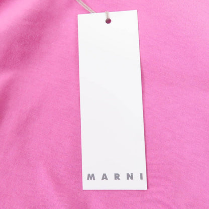 Marni Short Sleeve T-Shirt Cotton Pink Navy 42