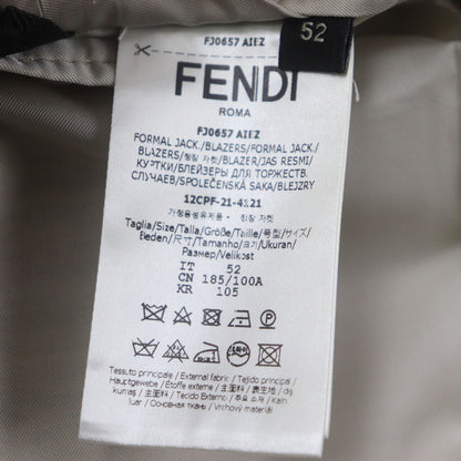 Fendi Tailored Jacket Fj0657 Linen Beige 52