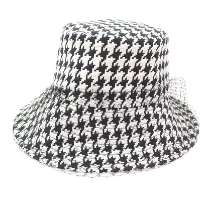 Christian Dior Hat 04Mon924G153 Polyester Black White 58