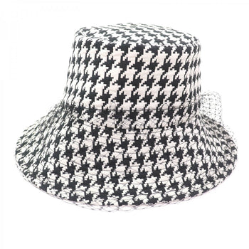 Christian Dior Hat 04Mon924G153 Polyester Black White 58