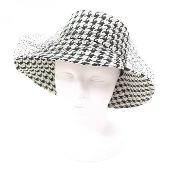Christian Dior Hat 04Mon924G153 Polyester Black White 58