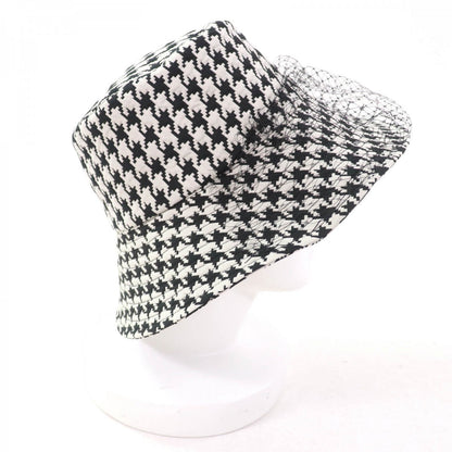 Christian Dior Hat 04Mon924G153 Polyester Black White 58