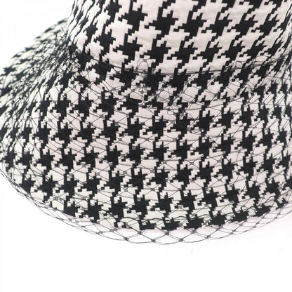 Christian Dior Hat 04Mon924G153 Polyester Black White 58