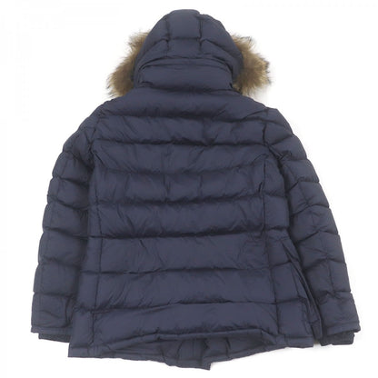 Moncler Down Jacket Nylon Navy Cluny Giubbotto 3