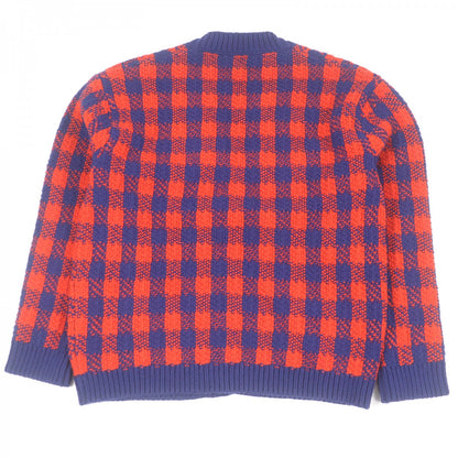 Gucci Cardigan 711571 Wool Orange Blue L