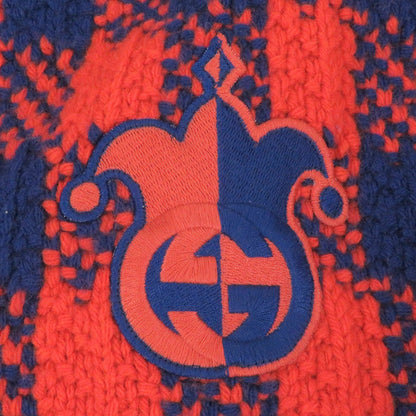 Gucci Cardigan 711571 Wool Orange Blue L