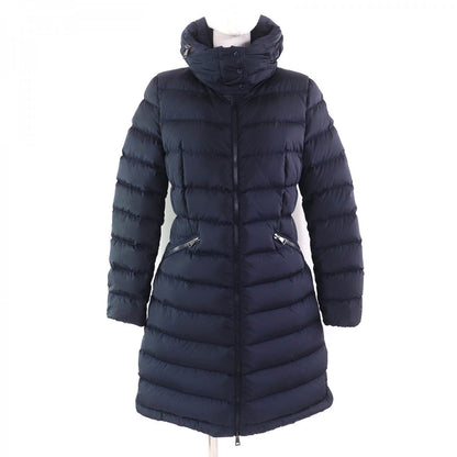 Moncler Down Coat Nylon Navy Flammette 1