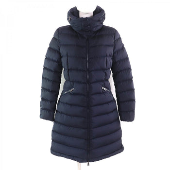 Moncler Down Coat Nylon Navy Flammette 1