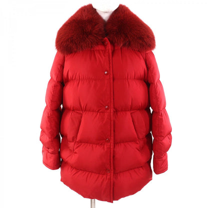 Moncler Down Jacket Nylon Red Mesange 1