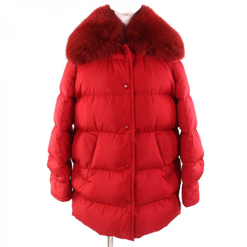 Moncler Down Jacket Nylon Red Mesange 1