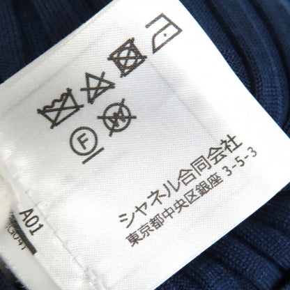 Chanel Tops P61004 Silk Navy Pink 34