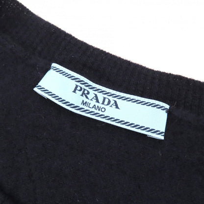 Prada Short Sleeve Knit P24D2Q Cashmere Navy 36