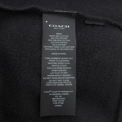 Coach Hoodie Cotton Black Small 160/88A