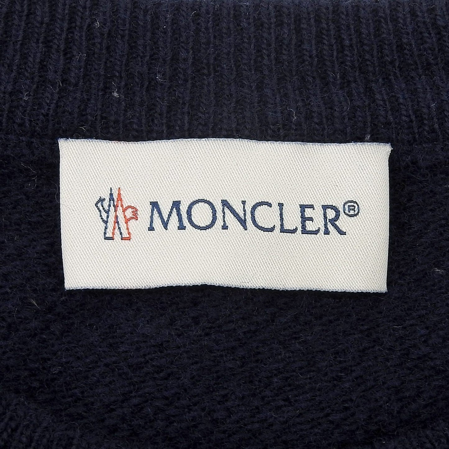 Moncler Knit Wool Navy Girocollo M