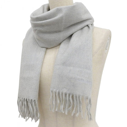 Hermes Scarf Cashmere Light Gray