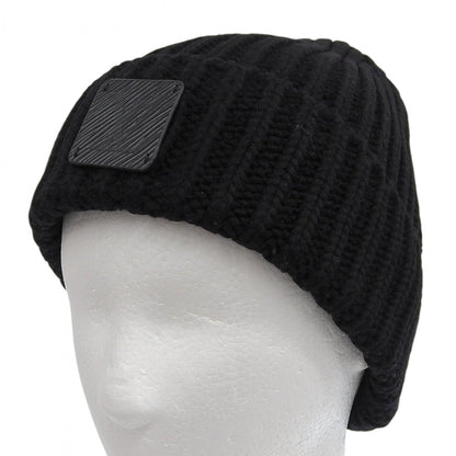 Louis Vuitton Knit Cap M79370 Wool Black Epi Beanie Epi