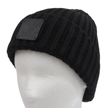 Louis Vuitton Knit Cap M79370 Wool Black Epi Beanie Epi
