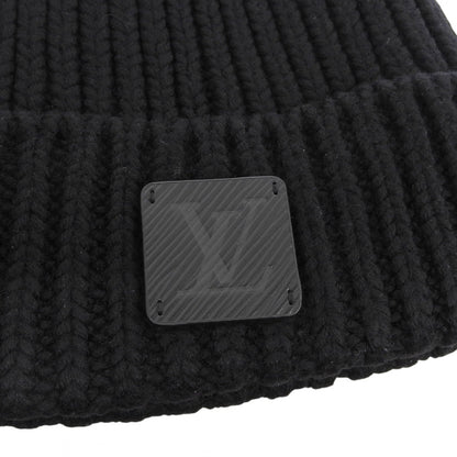 Louis Vuitton Knit Cap M79370 Wool Black Epi Beanie Epi
