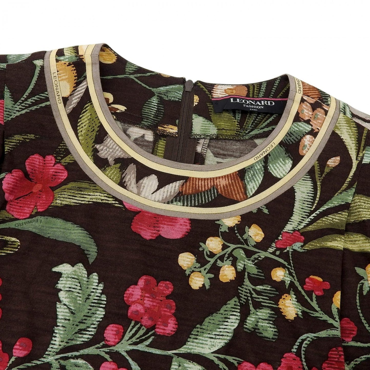Leonard Fashion Cut Wool Brown Multi Ll