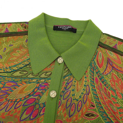 Leonard Fashion Cardigan Hair Green Mulch M