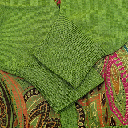 Leonard Fashion Cardigan Hair Green Mulch M