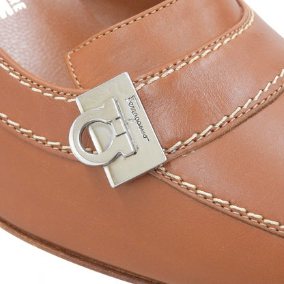 Salvatore Ferragamo Pumps Leather Brown Flaviana 6.5