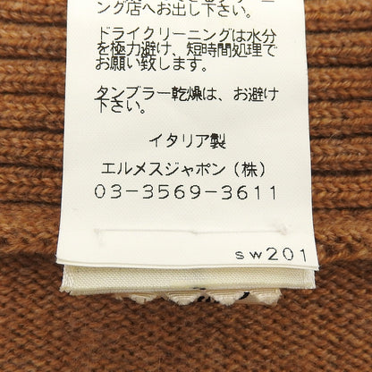 Hermes Knit Cashmere Light Brown Me