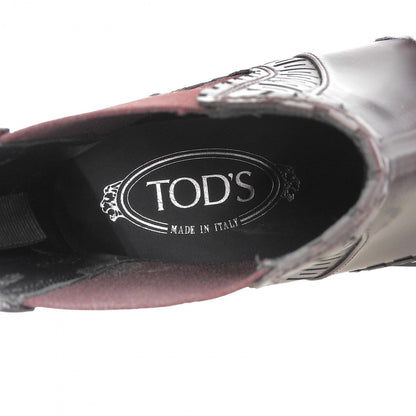 Tods Ankle Boots Leather Dark Brown 35.5