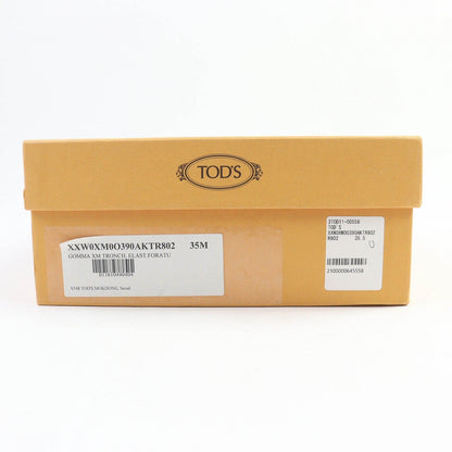 Tods Ankle Boots Leather Dark Brown 35.5