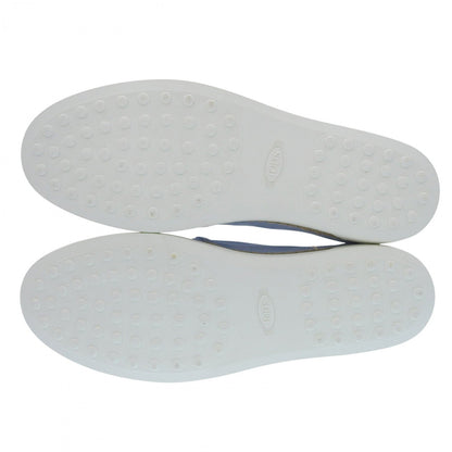 Tods Slip-On Xxw0Tv0J97Zhg0U025 Suede Leather Light Blue 37.5