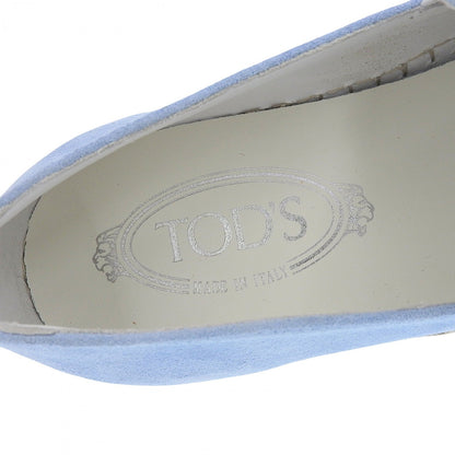 Tods Slip-On Xxw0Tv0J97Zhg0U025 Suede Leather Light Blue 37.5