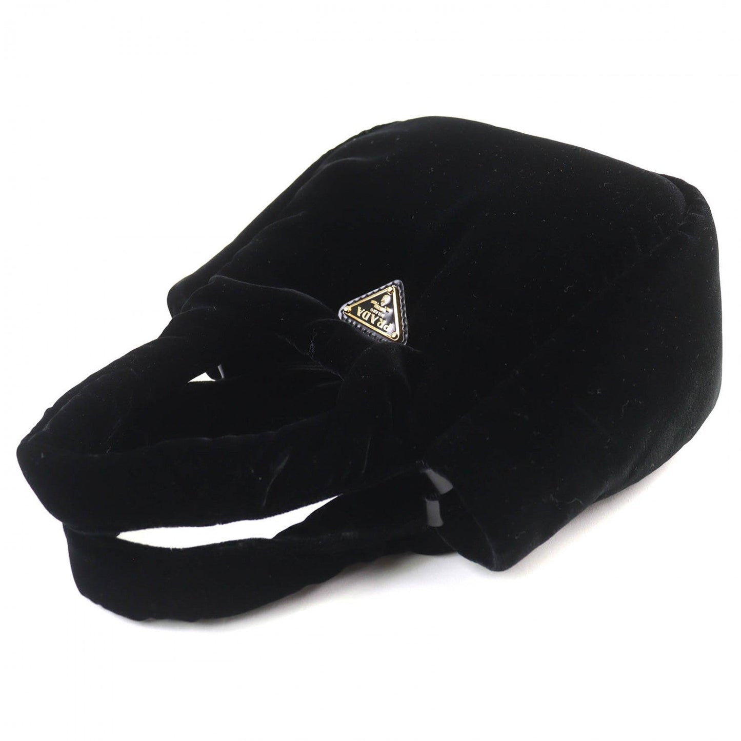 Prada Shoulder Bag 1Ba410 Velvet Black