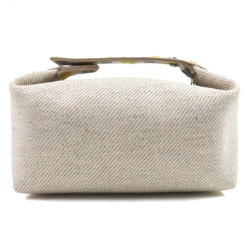Hermes Pouch Wool Sagle Bride A Black Pm Oc