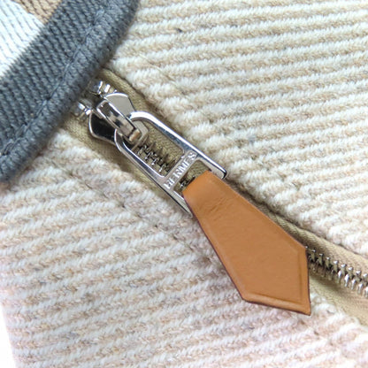 Hermes Pouch Wool Sagle Bride A Black Pm Oc