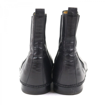 Hermes Boots Leather Black 42.5