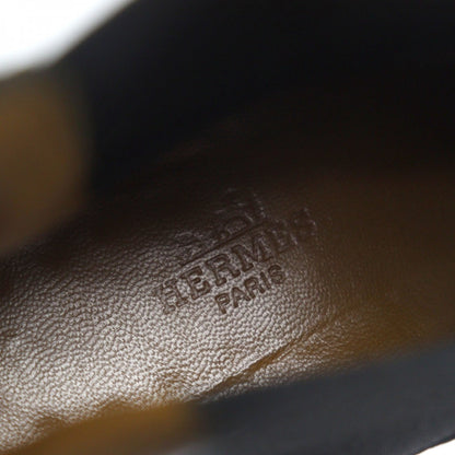Hermes Boots Leather Black 42.5