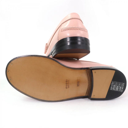 Gucci Loafers 738676 Leather Pink 35.5