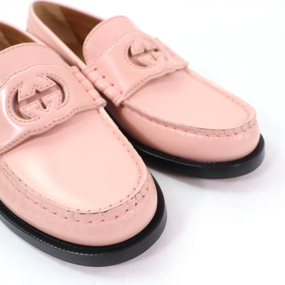 Gucci Loafers 738676 Leather Pink 35.5