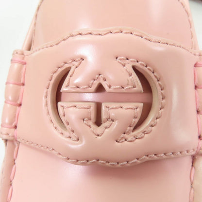 Gucci Loafers 738676 Leather Pink 35.5