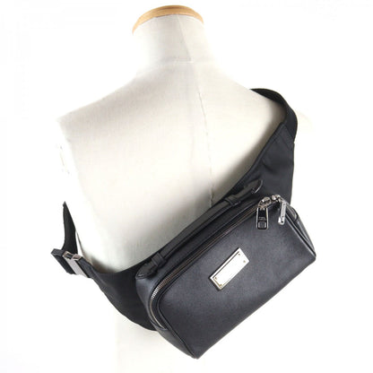 Dolce&Gabbana Sling Bag Bm2036Aq756 Grained Calfskin Black