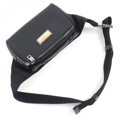 Dolce&Gabbana Sling Bag Bm2036Aq756 Grained Calfskin Black