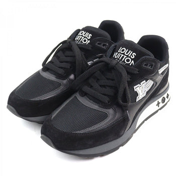 Louis Vuitton Sneakers 1A9J1D Leather Black Type Runaway Line 6.5