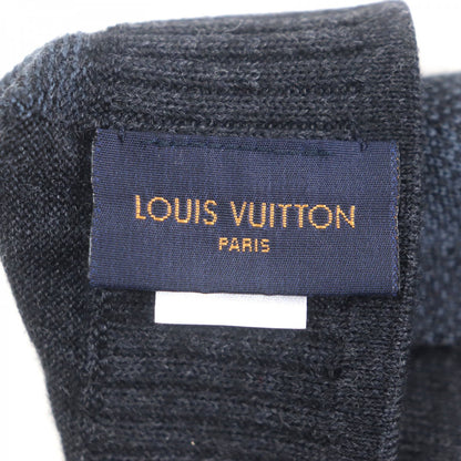 Louis Vuitton Gloves M70008 Wool Two-Tone Color (Blue) Damier Graphite Damier Gon Petite