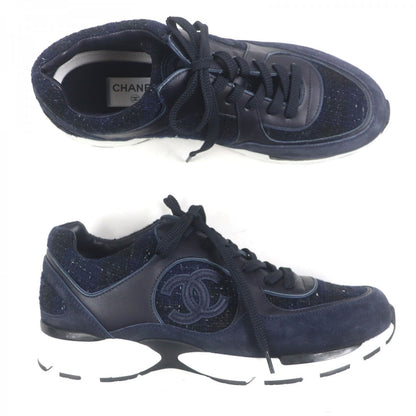 Chanel Sneakers G39068 Canvas Navy 43