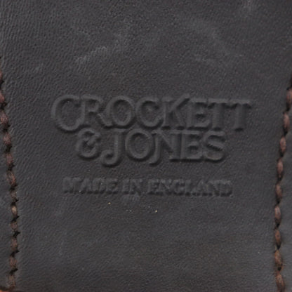 Crockett&Jones Ankle Boots 21645 Suede Leather Dark Brown Chertsey 8.5