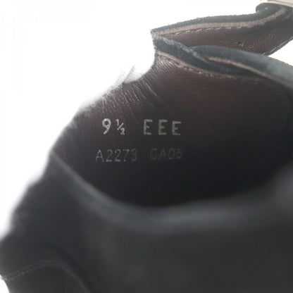 Ermenegildo Zegna Leather Shoes Suede Leather Black 9.5
